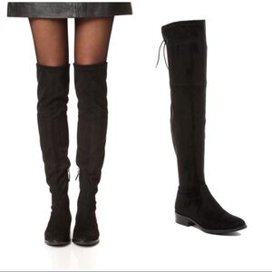 Women's Sam Edelman Suede black over the knee boots